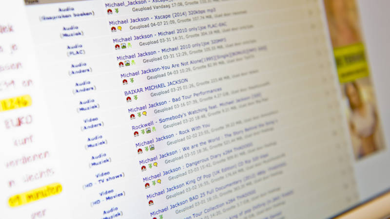 Illegale uploaders moeten 67.500 euro boete betalen