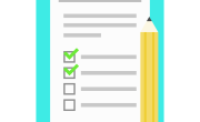 Free list notes icon illustration
